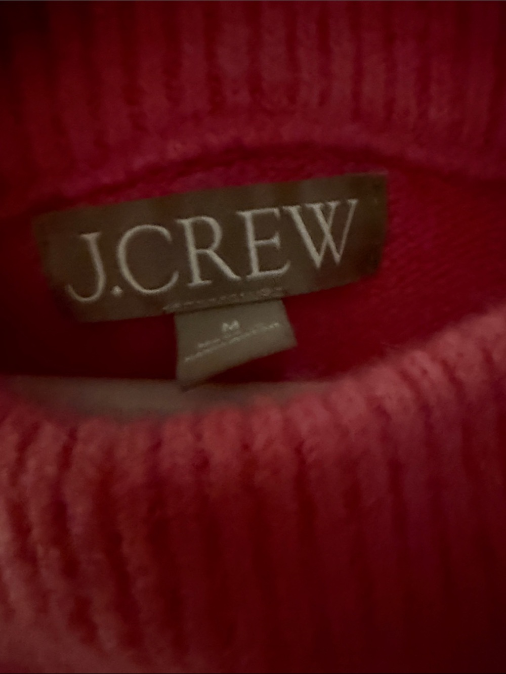 J. Crew Pink Turtleneck Pullover Sweater - Picture 3 of 7